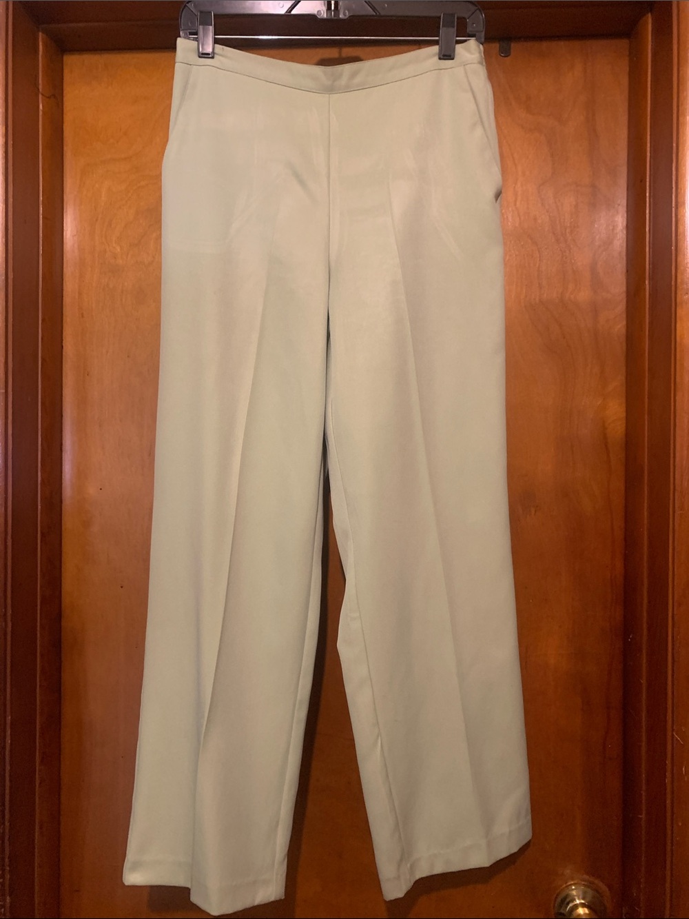 Alfred Dunner Size 10P Light Green Business Pants